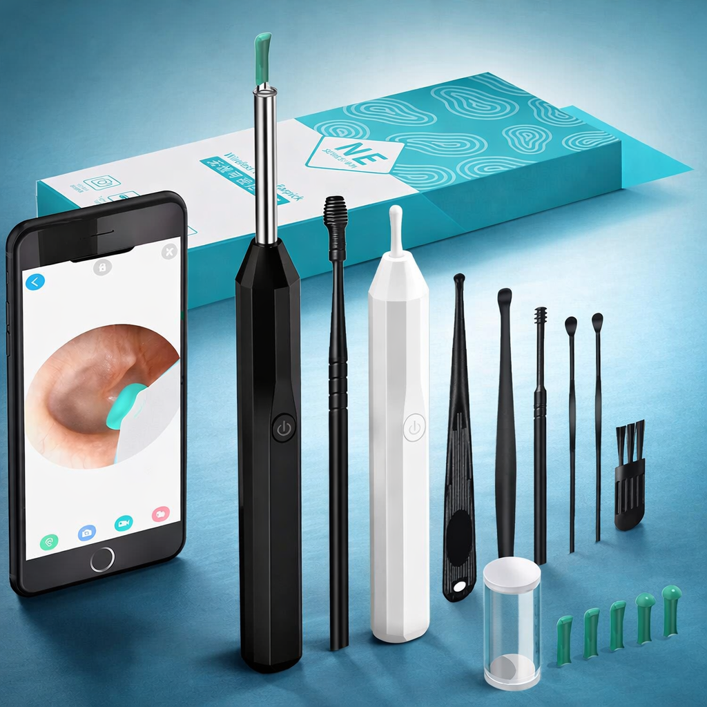 AurisioLab™ – Nettoyeur d’Oreilles Intelligent avec Caméra HD
